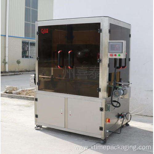 Vacuum nitrogen flushing filling sealer packaging machine